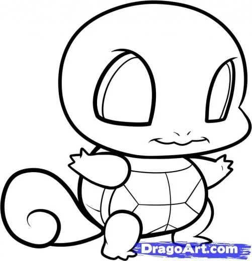 Squirtle Coloring Pages