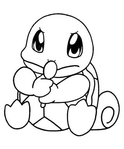 Squirtle Coloring Pages