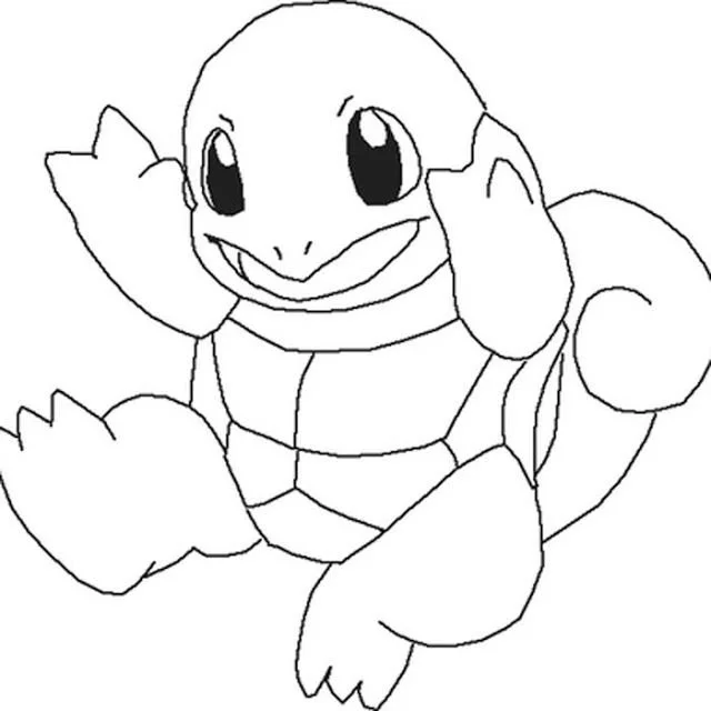 Squirtle Coloring Pages