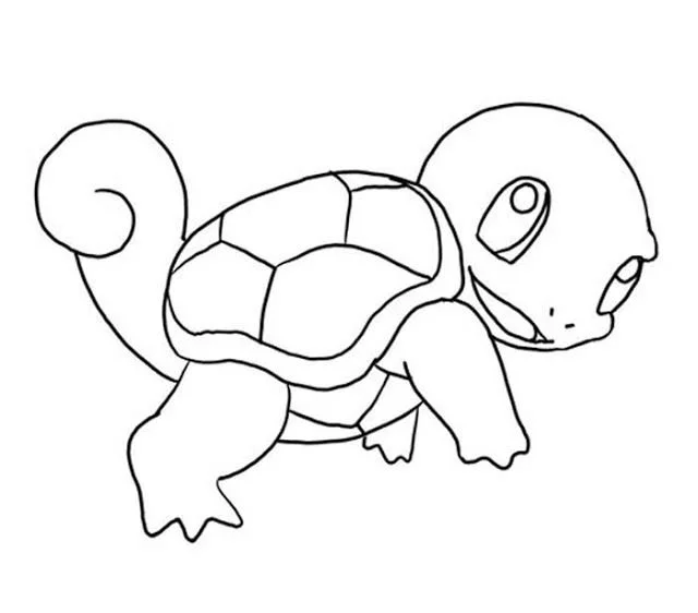 Squirtle Coloring Pages