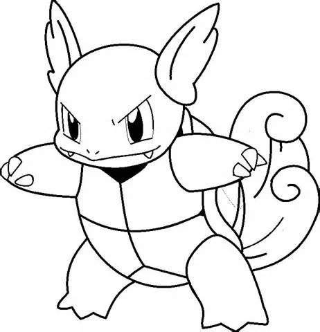 Squirtle Coloring Pages