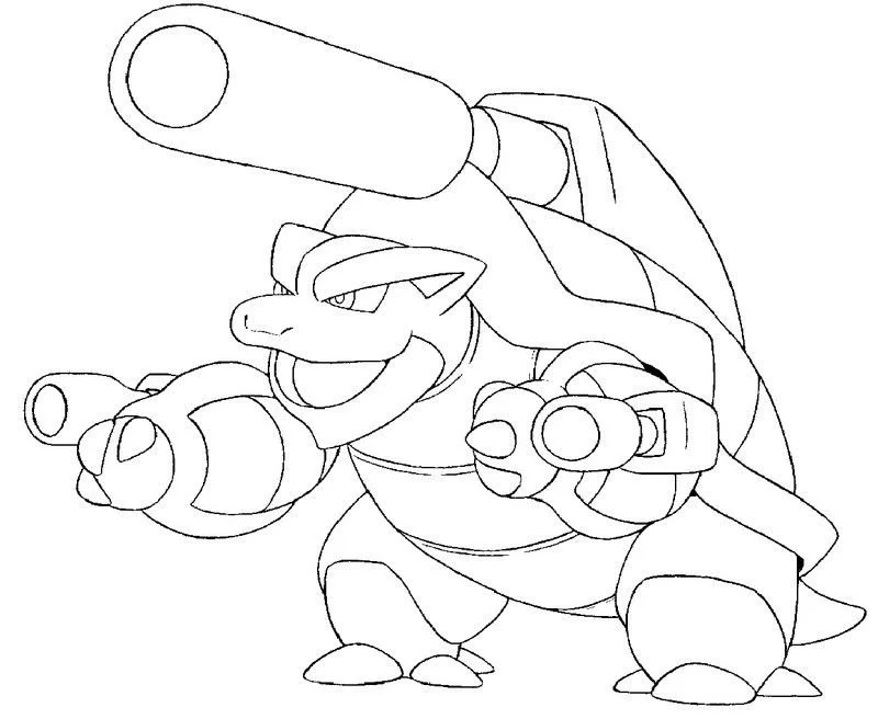 Squirtle Coloring Pages