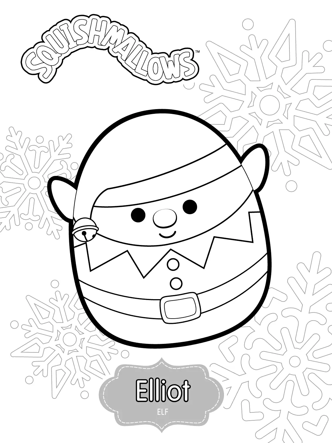 Squishmallow Coloring Pages — Coloring Pages to Print