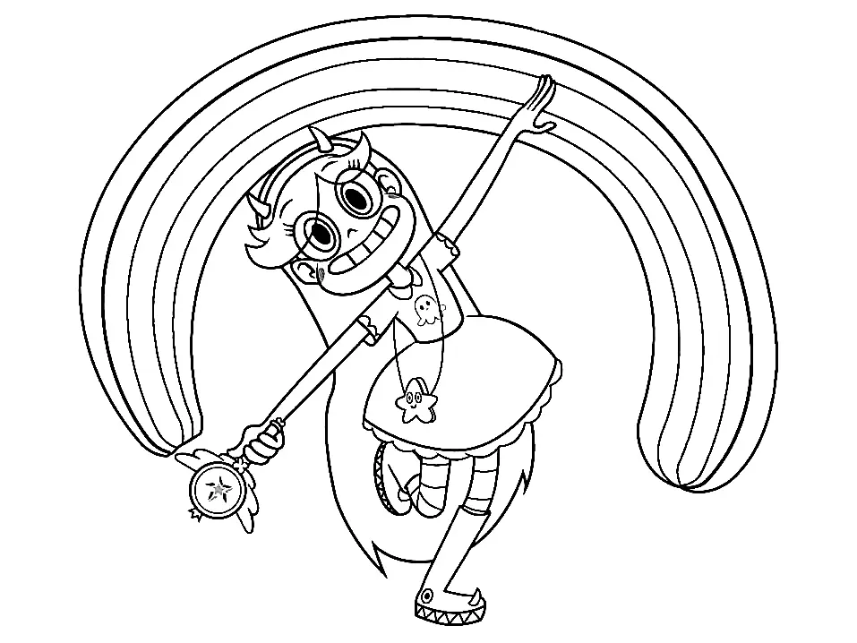 Star vs the Forces of Evil Coloring Pages