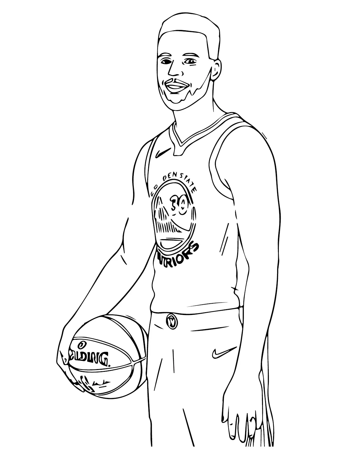 Stephen Curry Coloring Pages