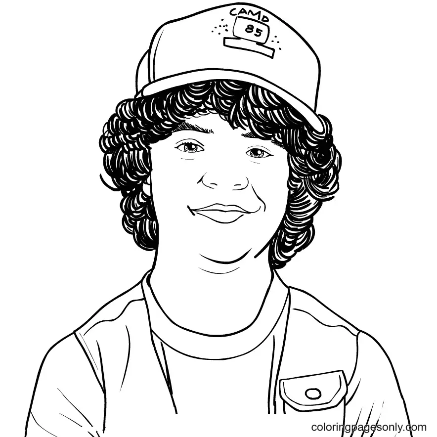 Stranger Things Coloring Pages