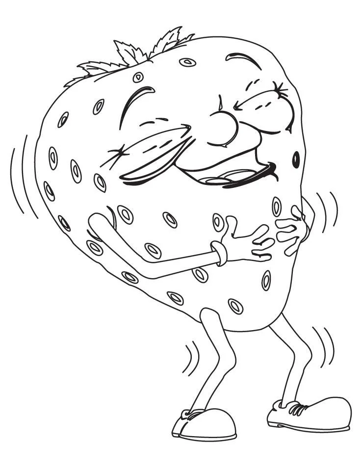 Strawberry Coloring Pages