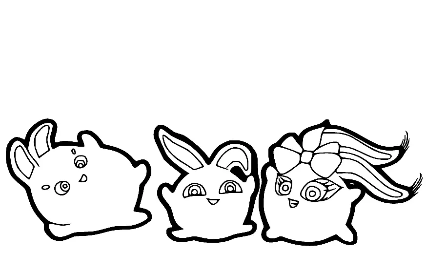 Sunny Bunnies Coloring Pages