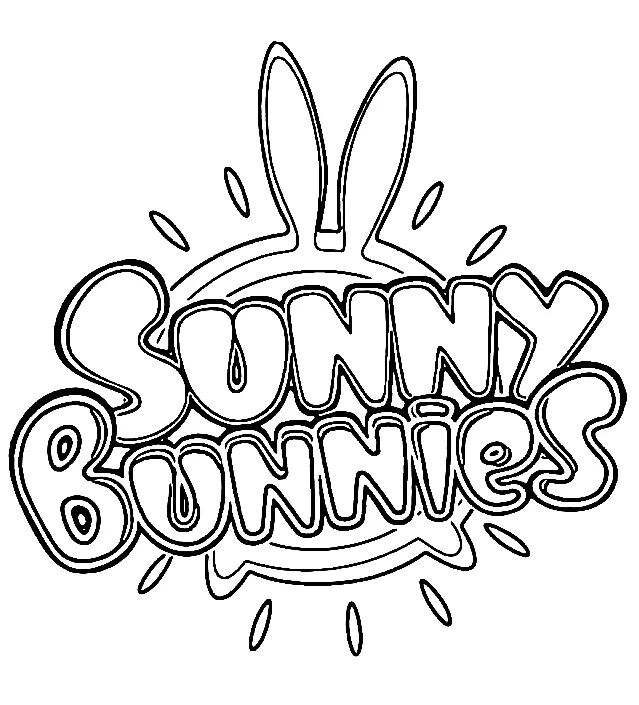 Sunny Bunnies Coloring Pages