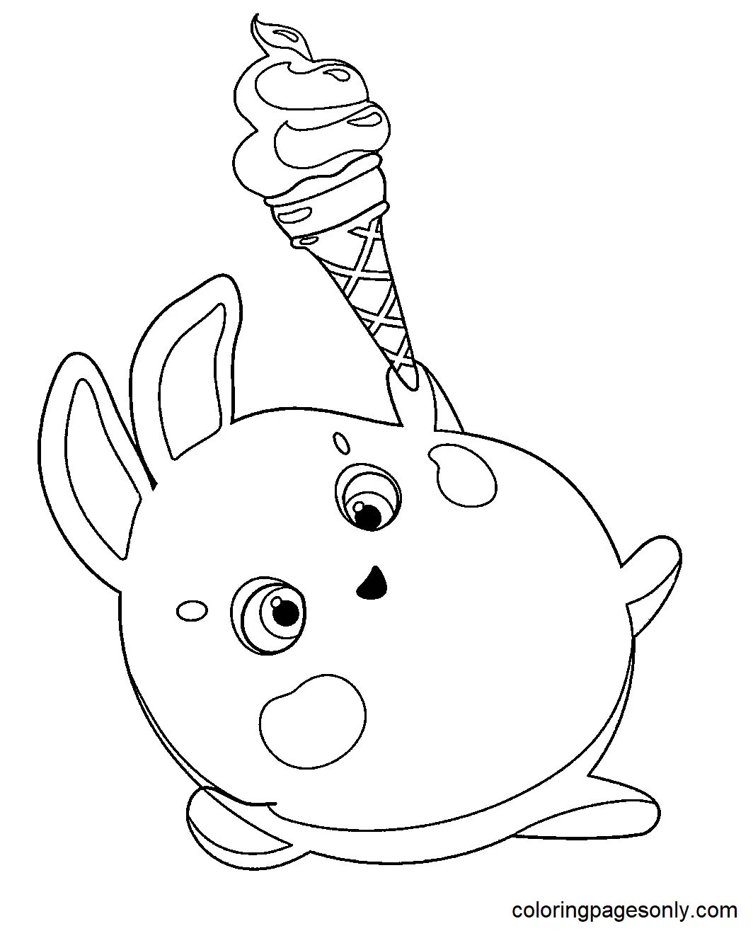 Sunny Bunnies Coloring Pages