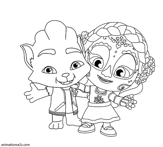 Super Monsters Coloring Pages