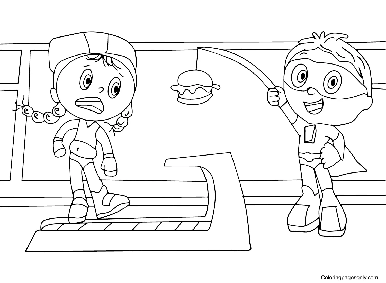 Super Why Coloring Pages