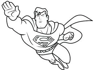 Superman Coloring Pages