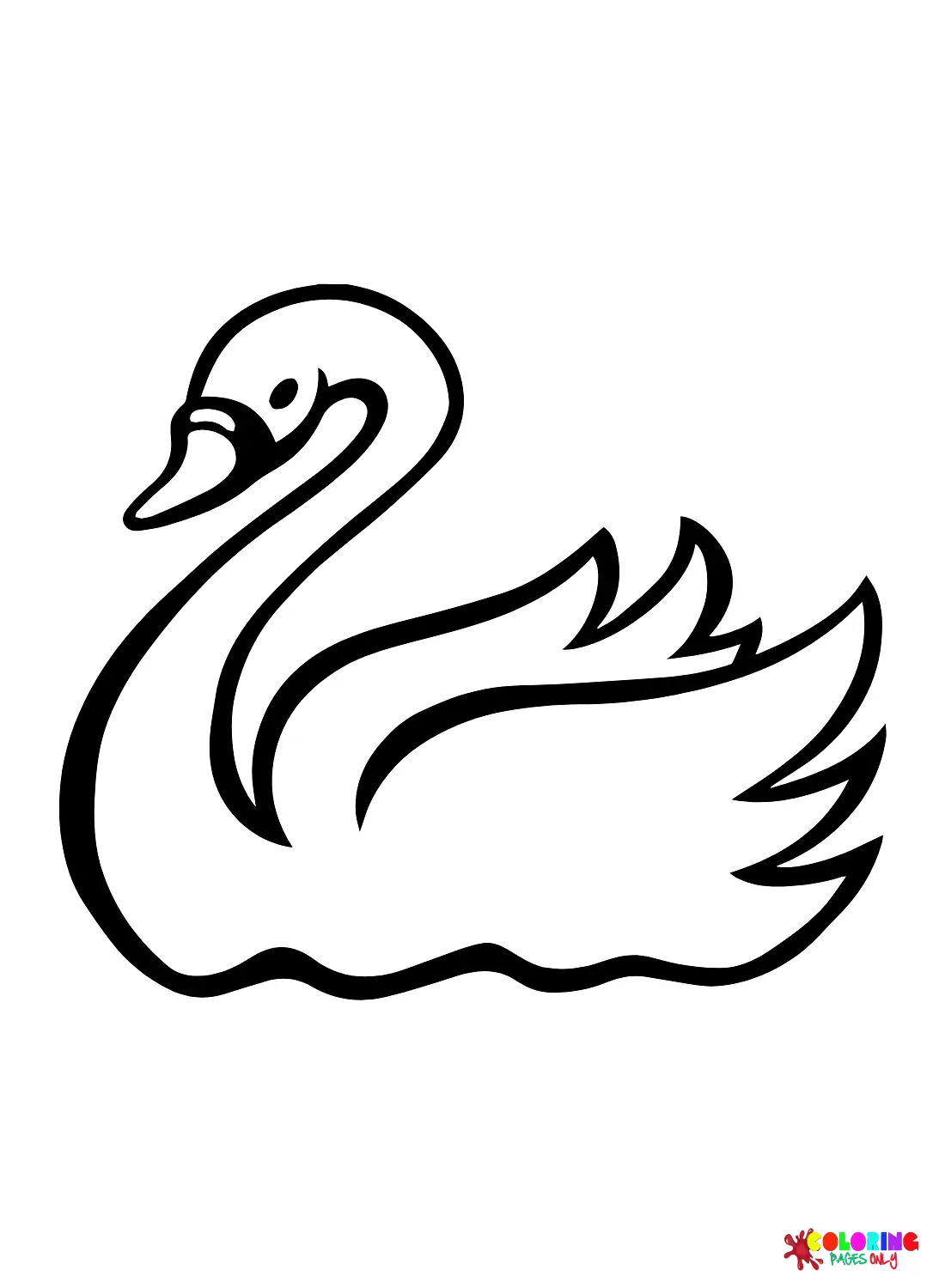 Swan Coloring Pages