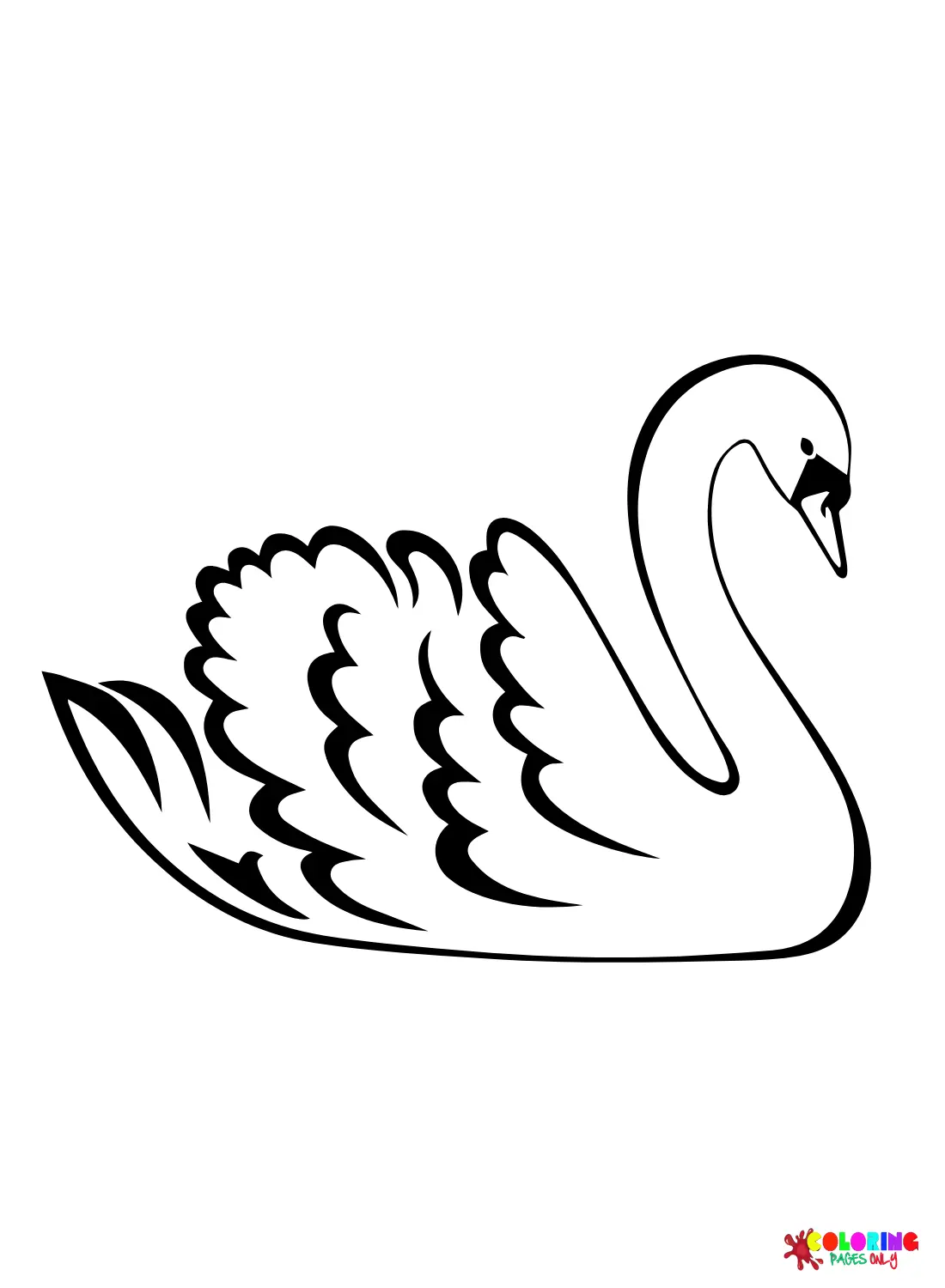 Swan Coloring Pages