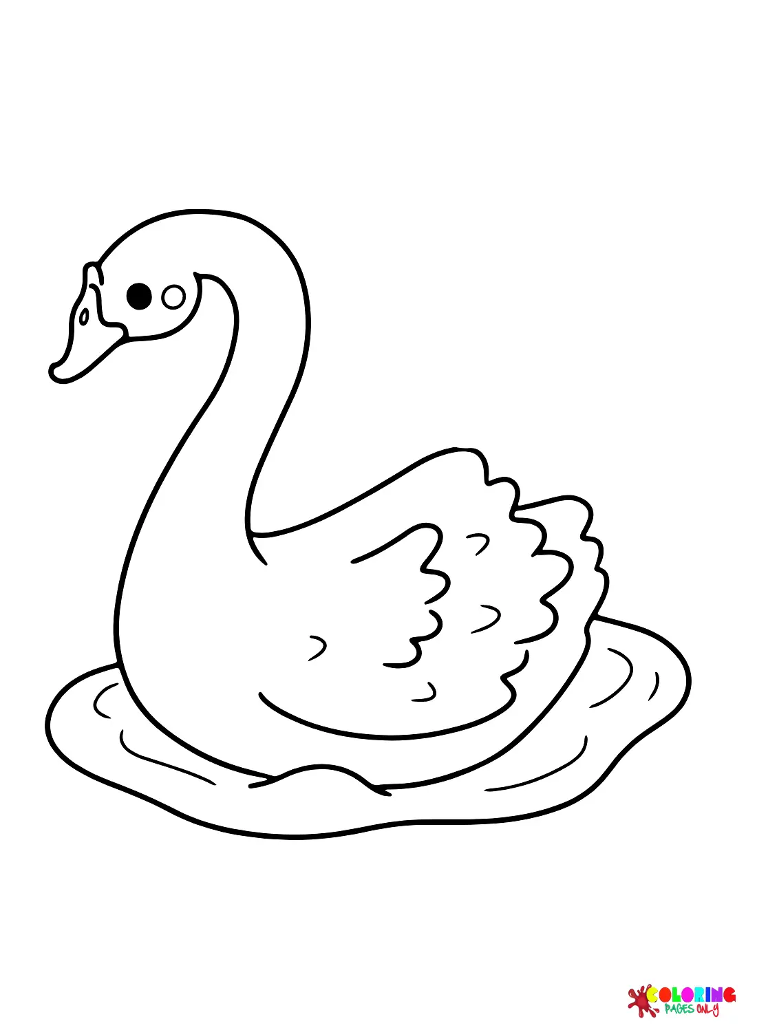 Swan Coloring Pages