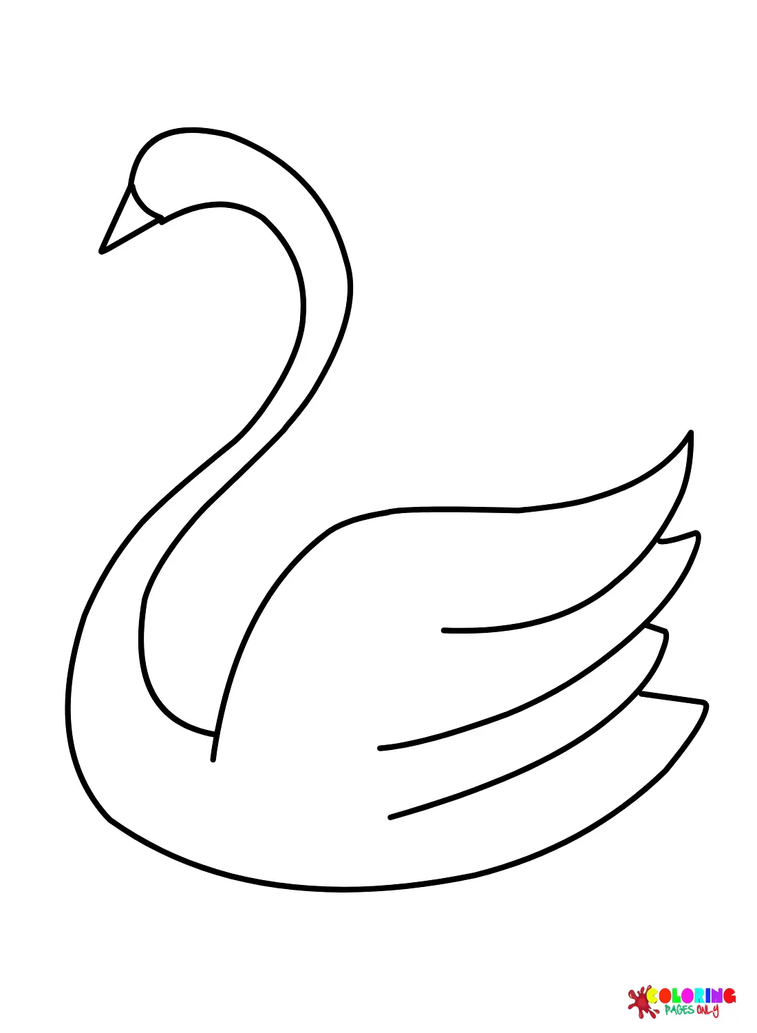 Swan Coloring Pages