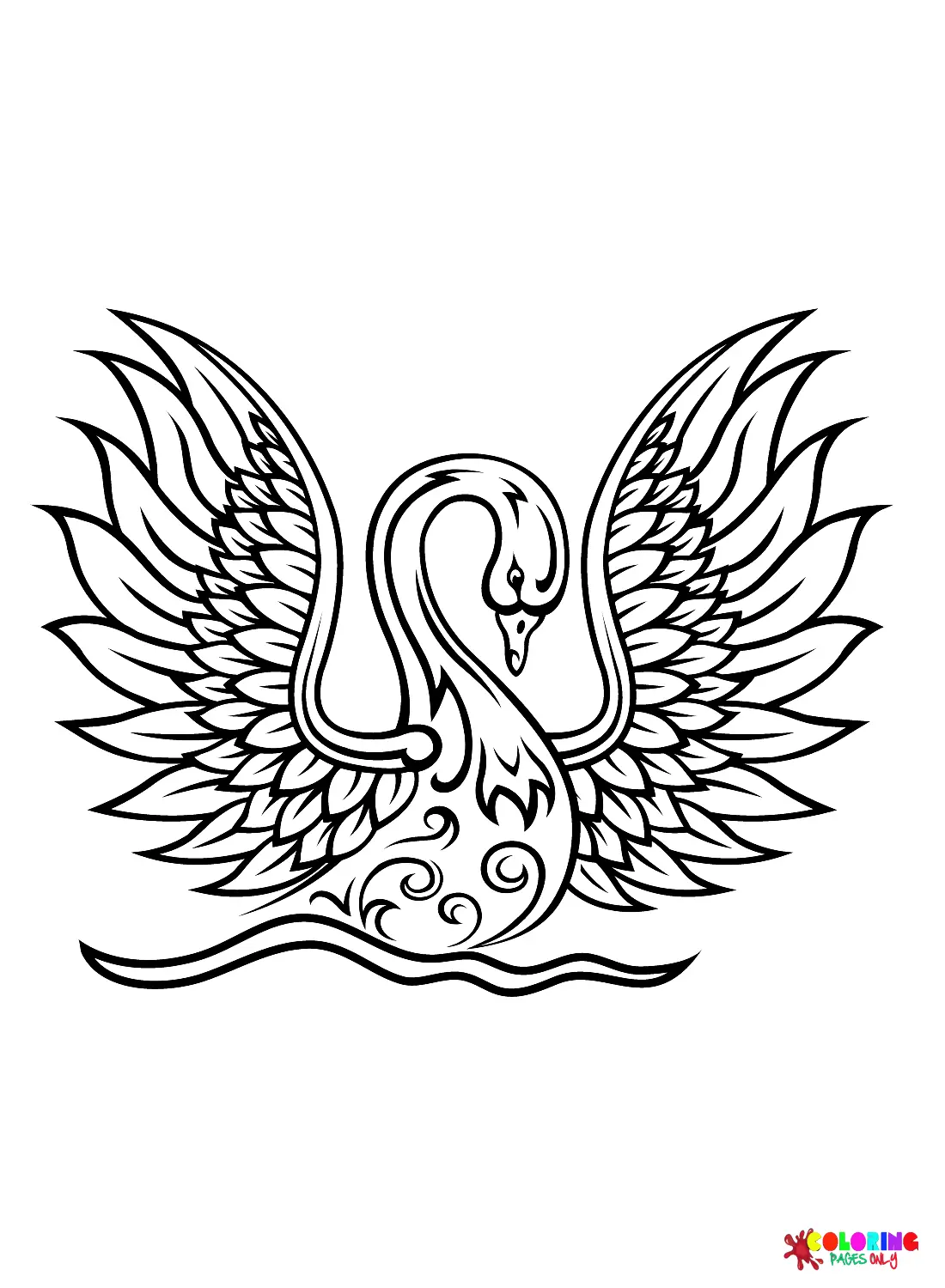 Swan Coloring Pages