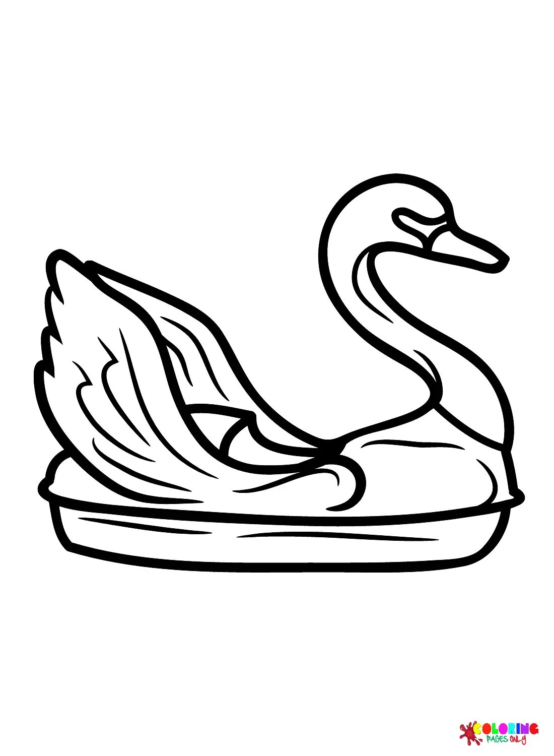 Swan Coloring Pages