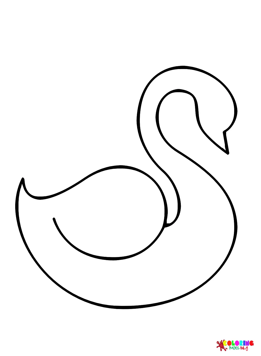 Swan Coloring Pages