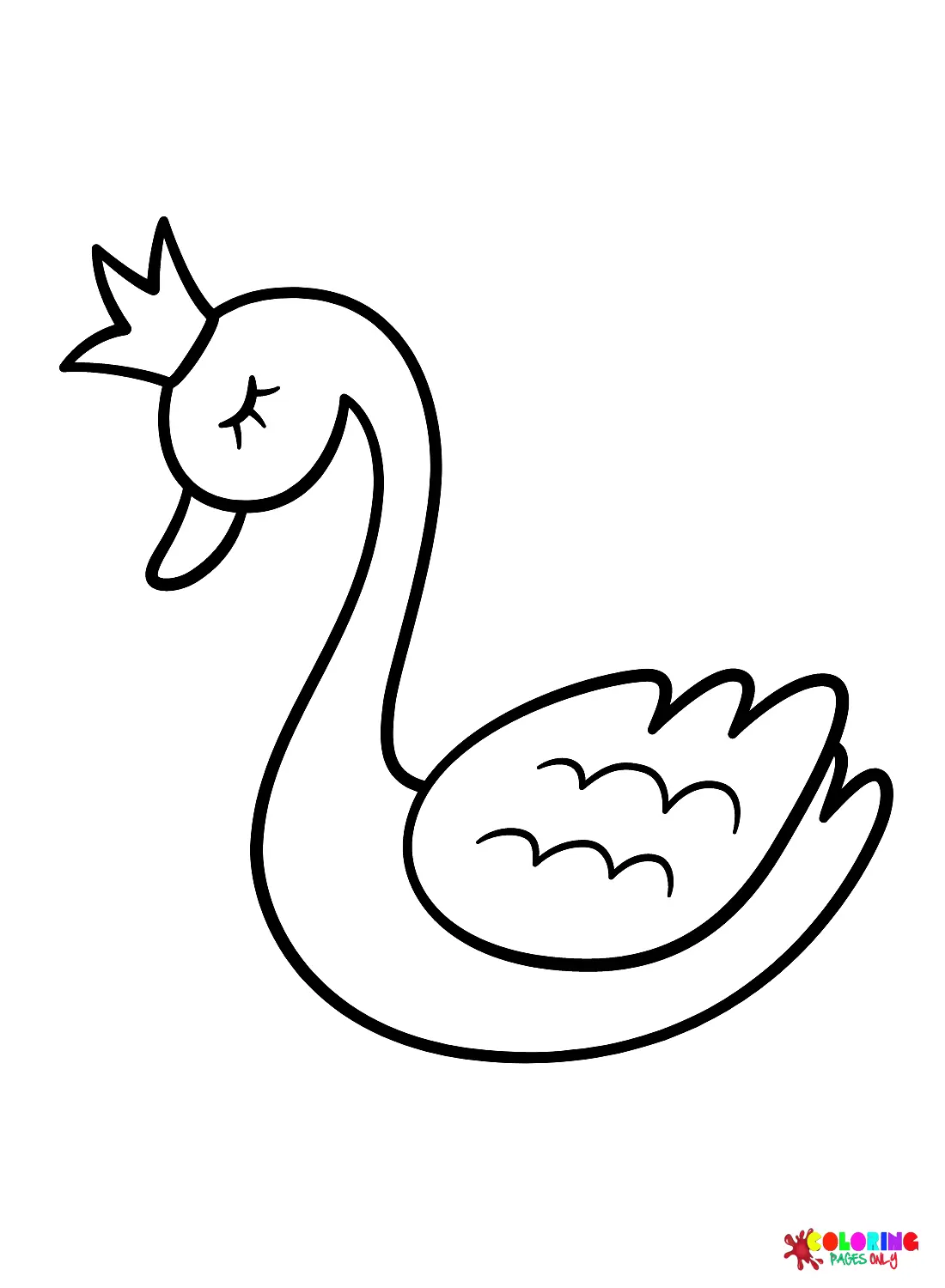 Swan Coloring Pages