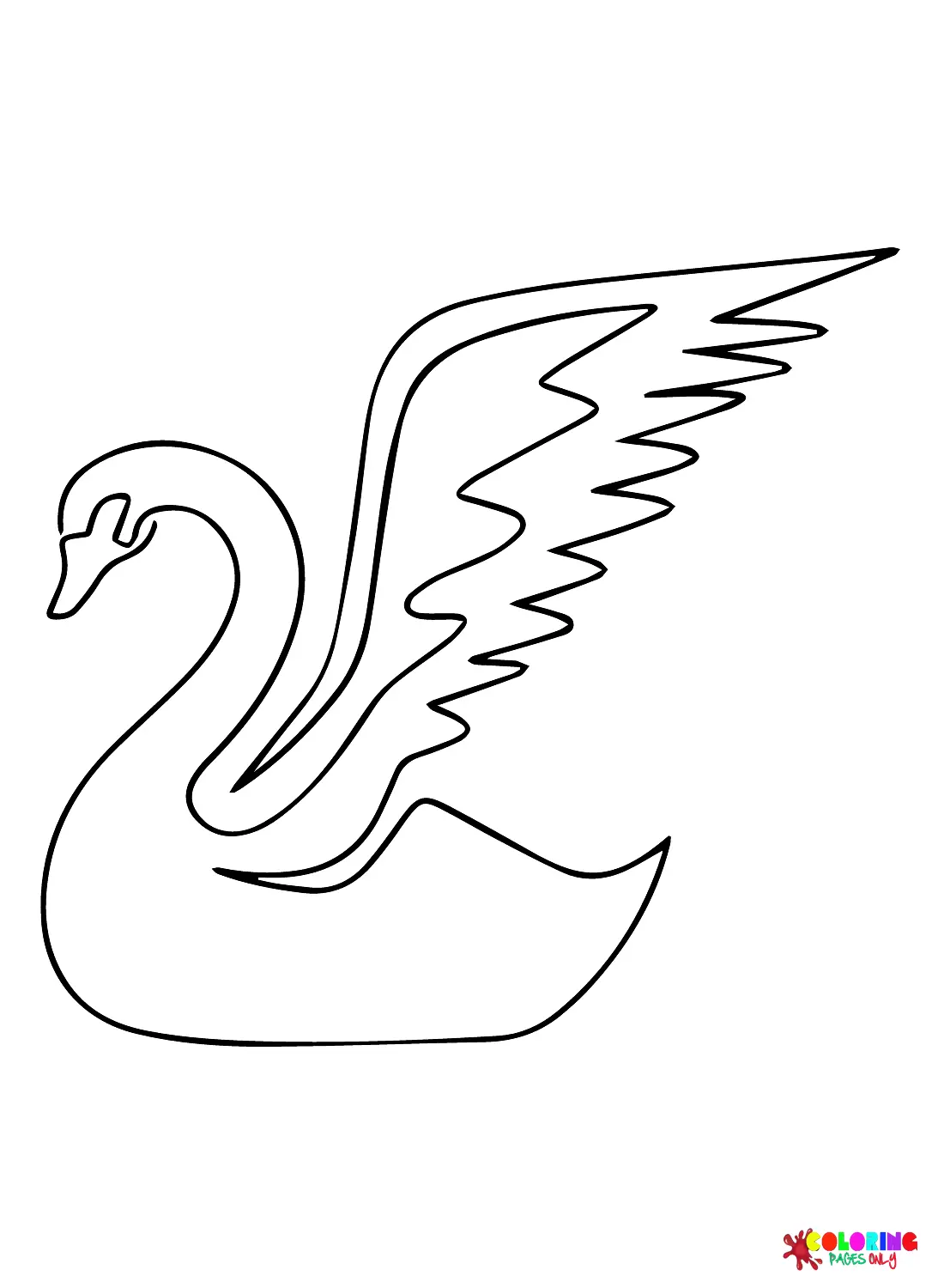 Swan Coloring Pages