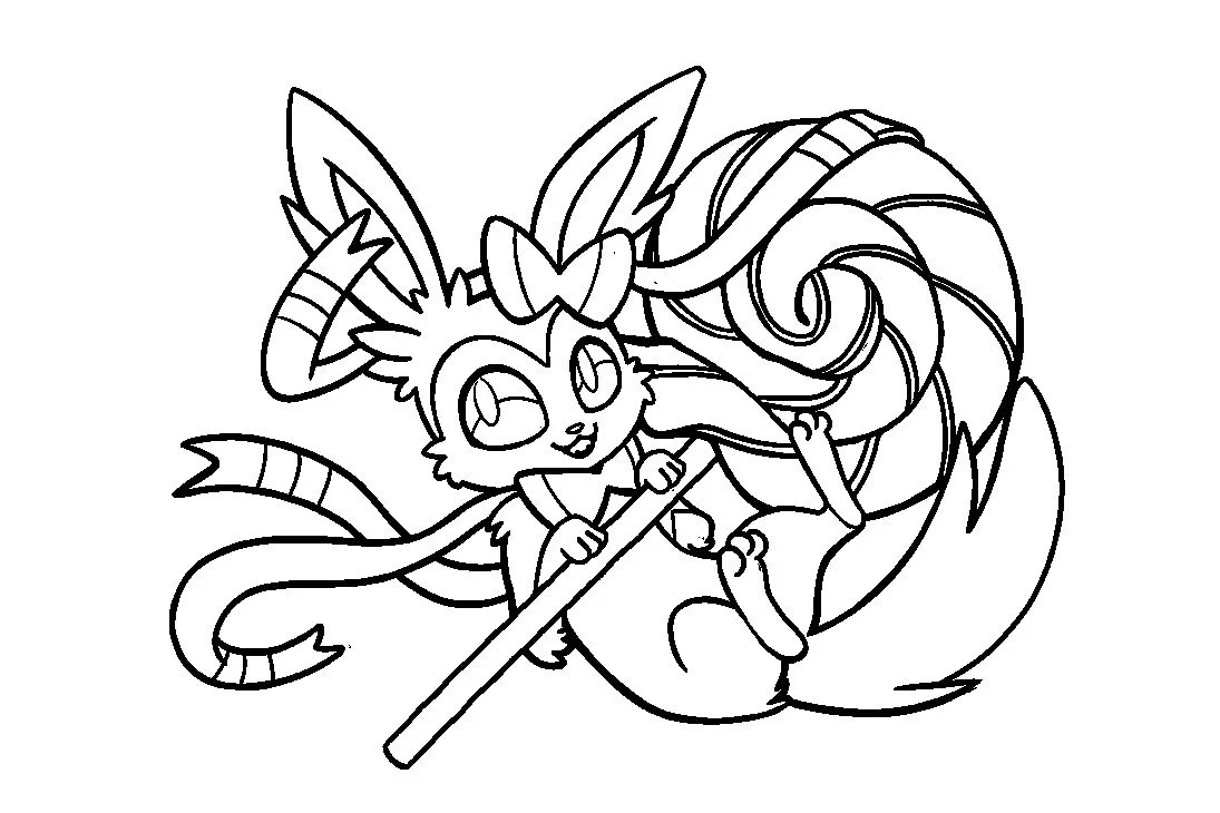 Sylveon Coloring Pages