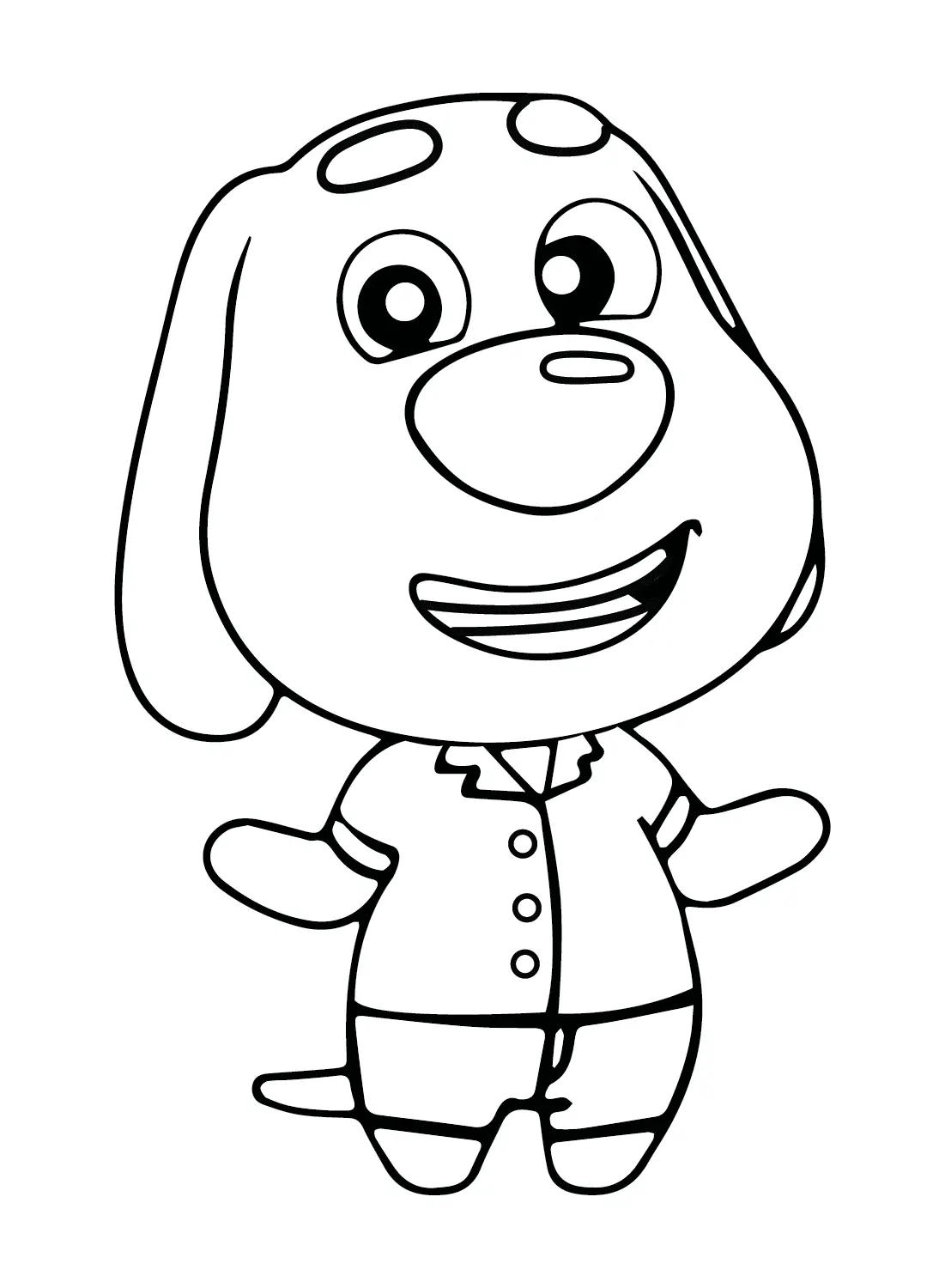 Talking Ben Coloring Pages