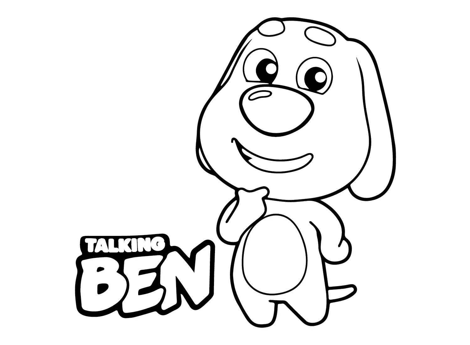 Talking Ben Coloring Pages