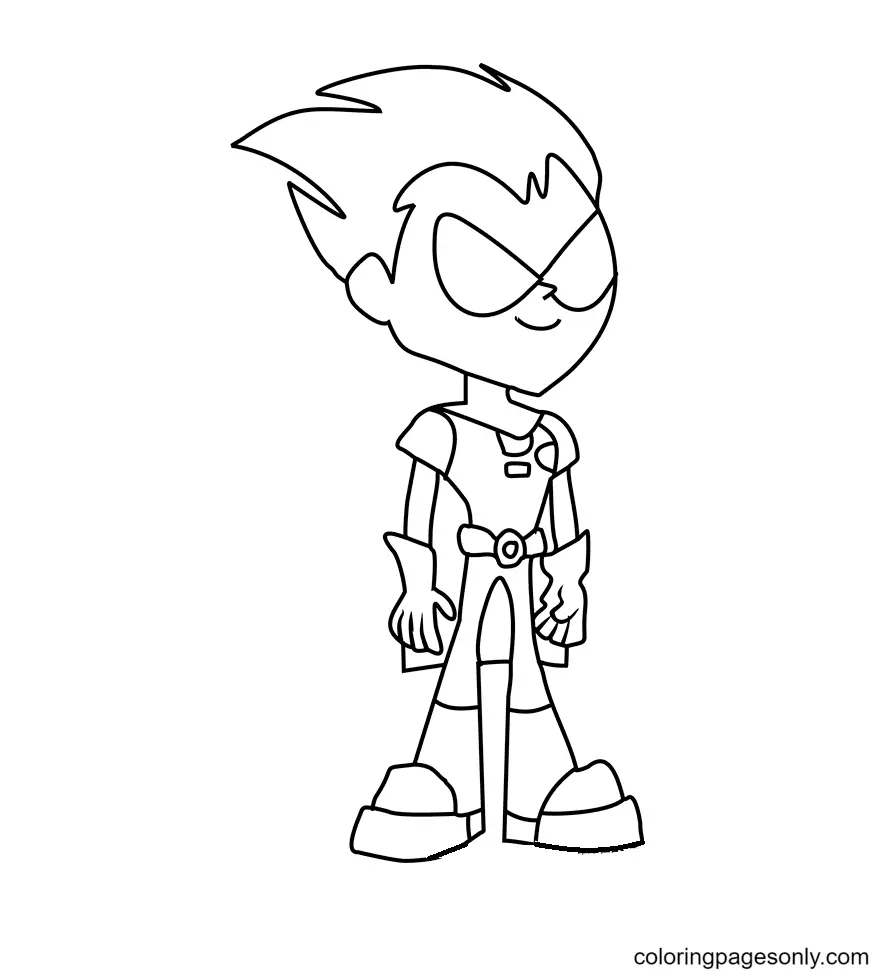 Teen Titans Go Coloring Pages