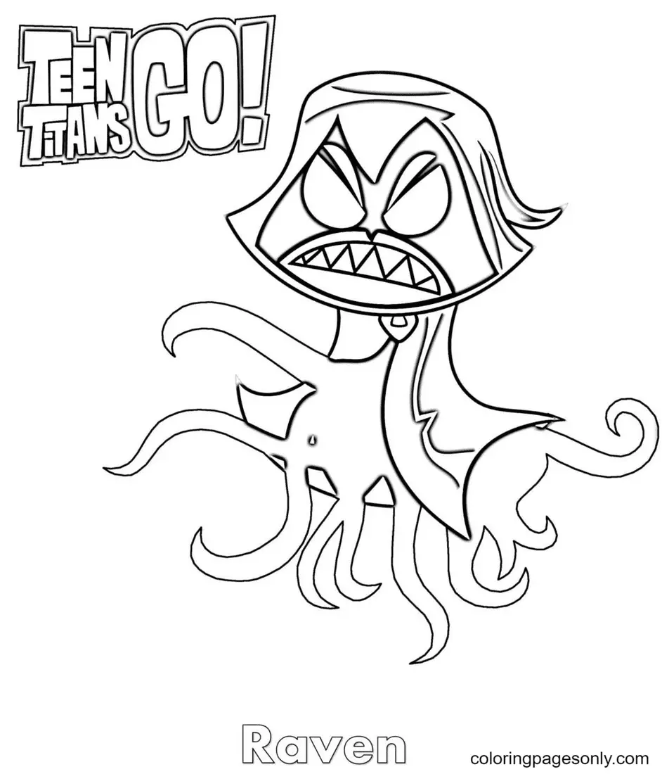 Teen Titans Go Coloring Pages