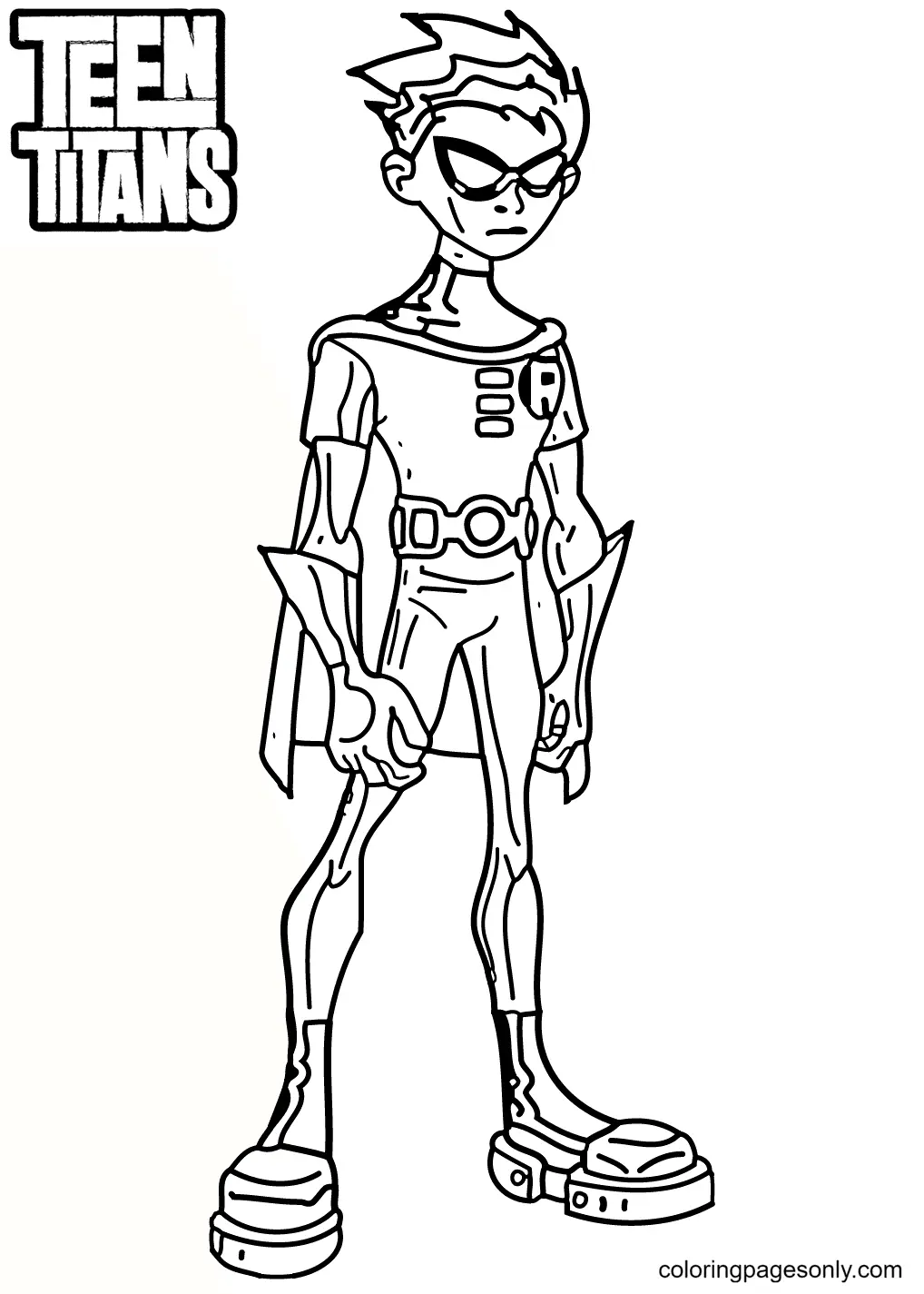 Teen Titans Go Coloring Pages