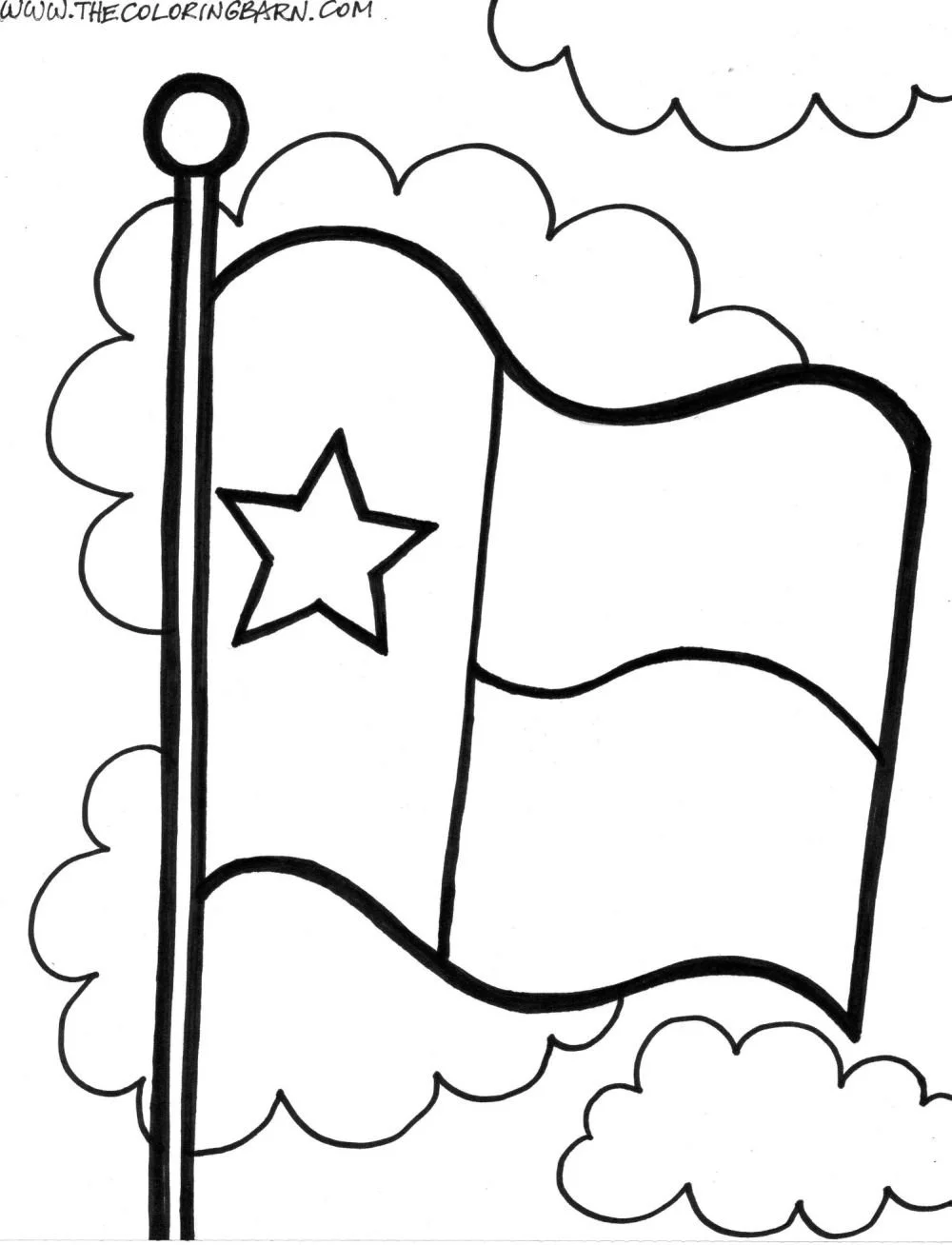 Texas Coloring Pages