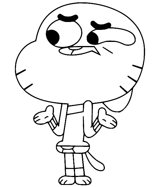 The Amazing World of Gumball Coloring Pages
