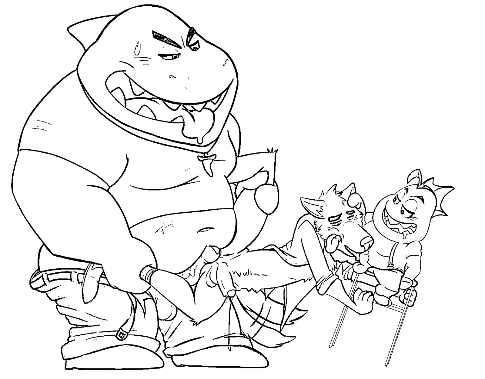 The Bad Guys Coloring Pages