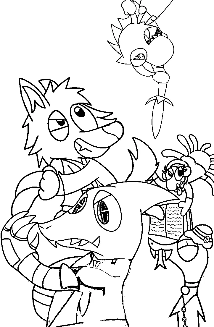 The Bad Guys Coloring Pages