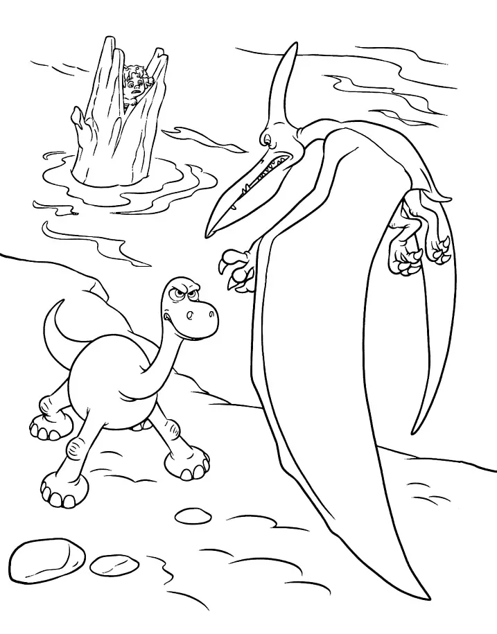 The Good Dinosaur Coloring Pages