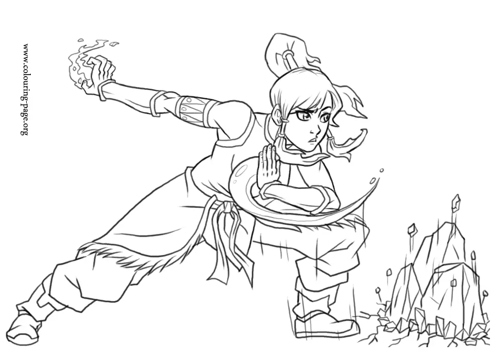 The Legend of Korra Coloring Pages
