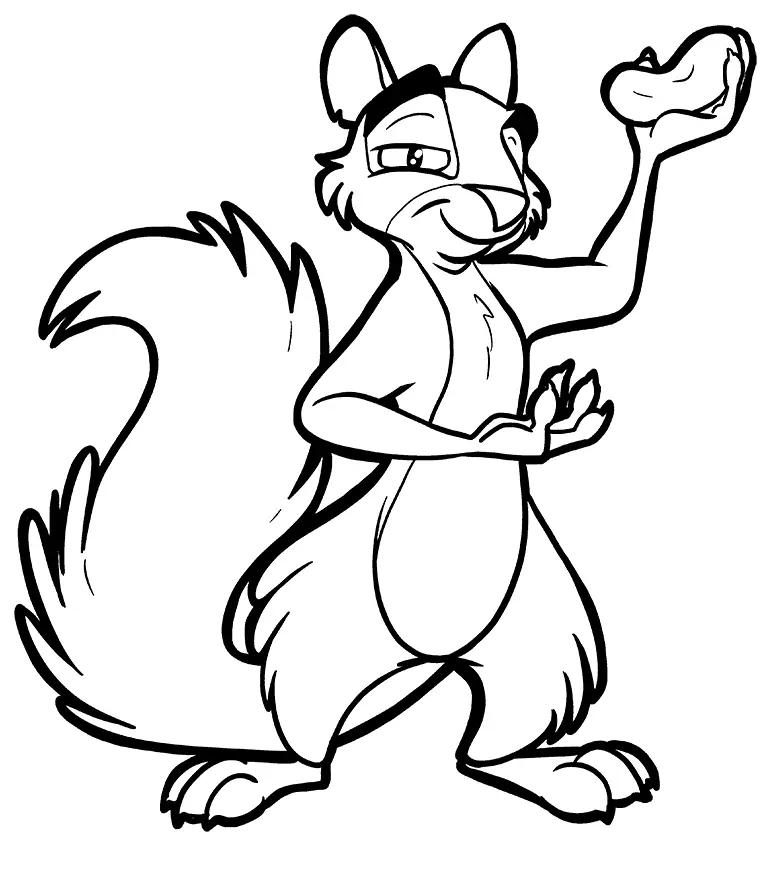 The Nut Job Coloring Pages