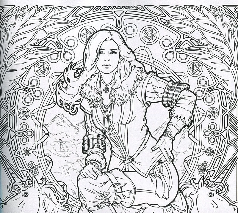 The Witcher Coloring Pages