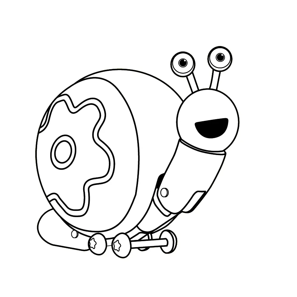 Tickety Toc Coloring Pages