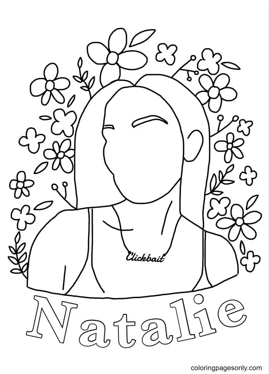 TikTok Coloring Pages