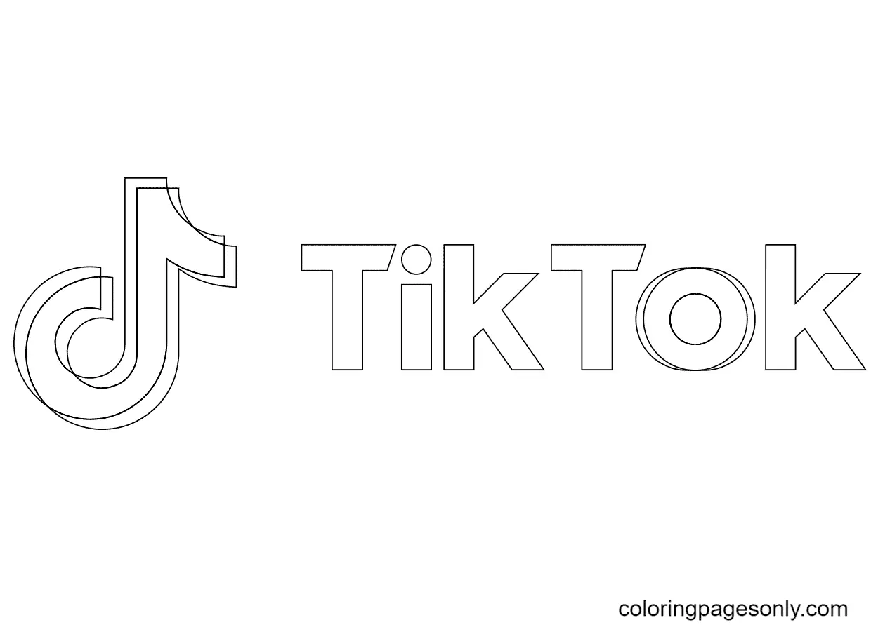 TikTok Coloring Pages — Coloring Pages to Print