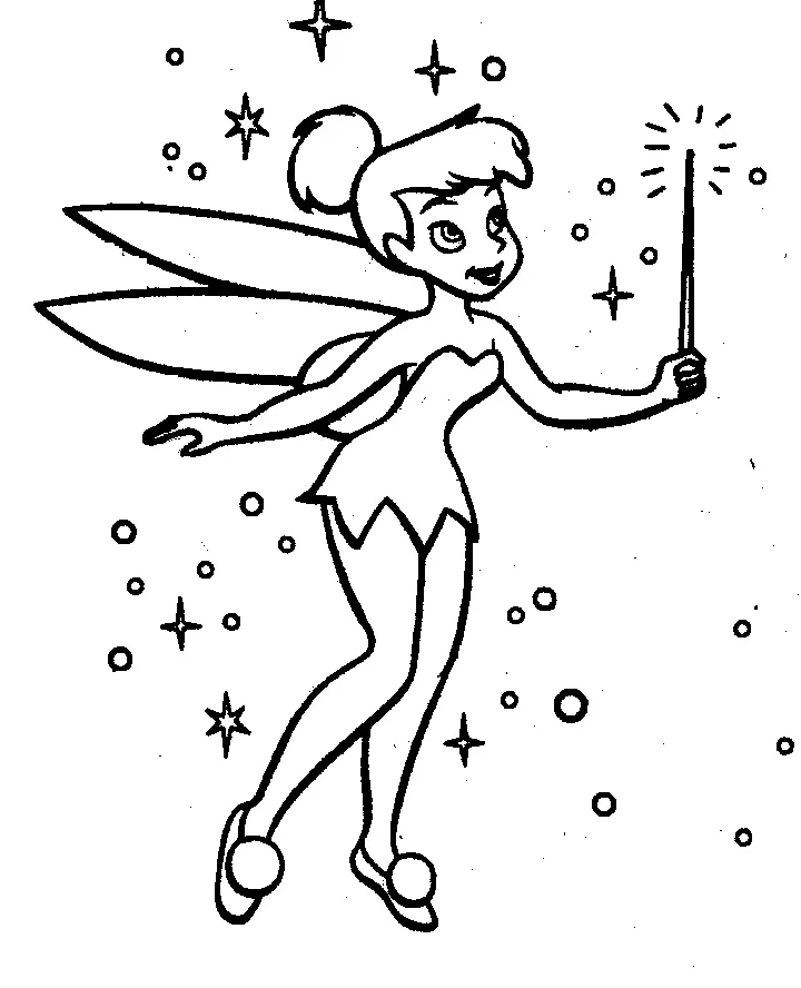 Tinker Bell Coloring Pages