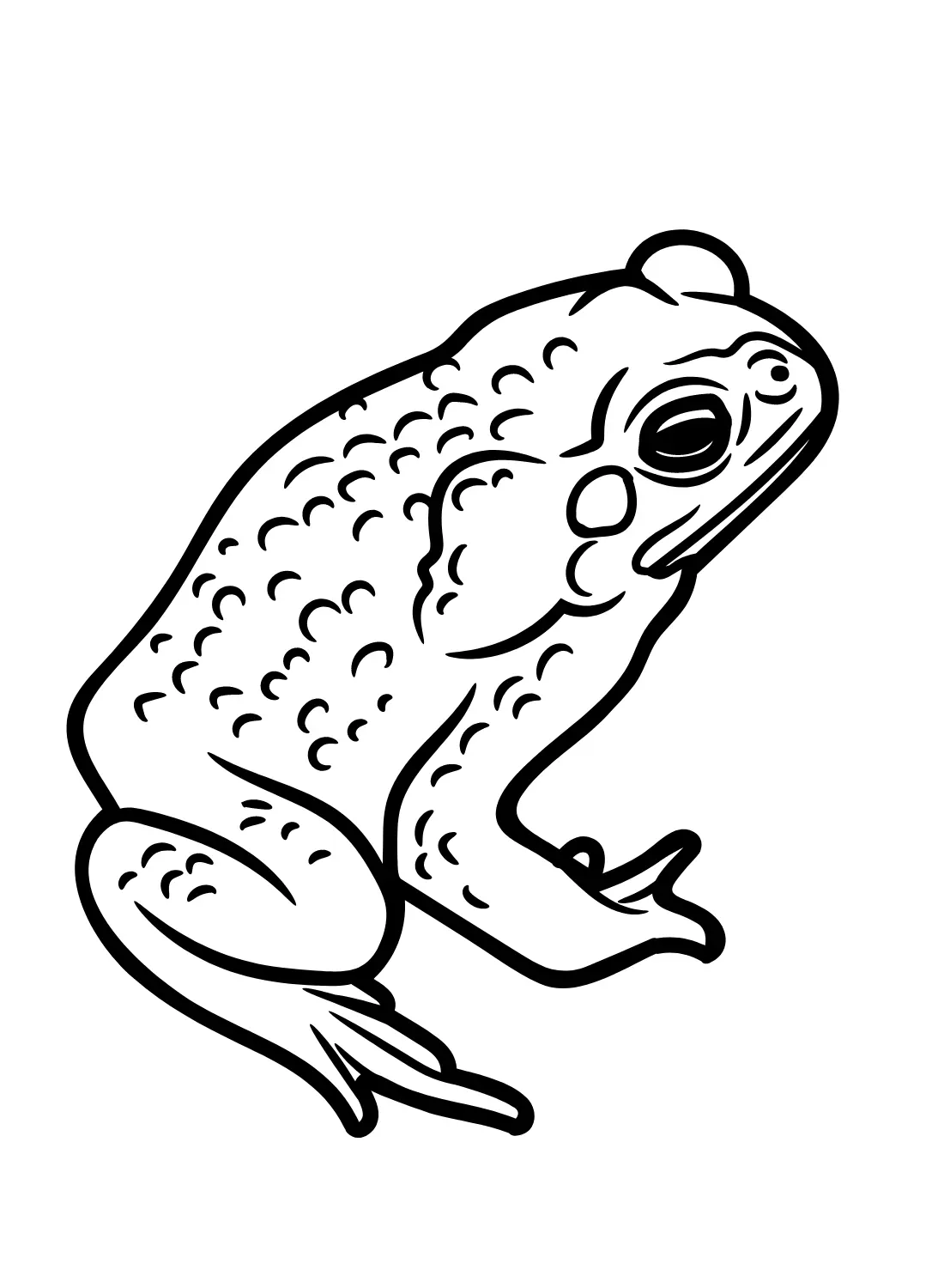 Toad Coloring Pages