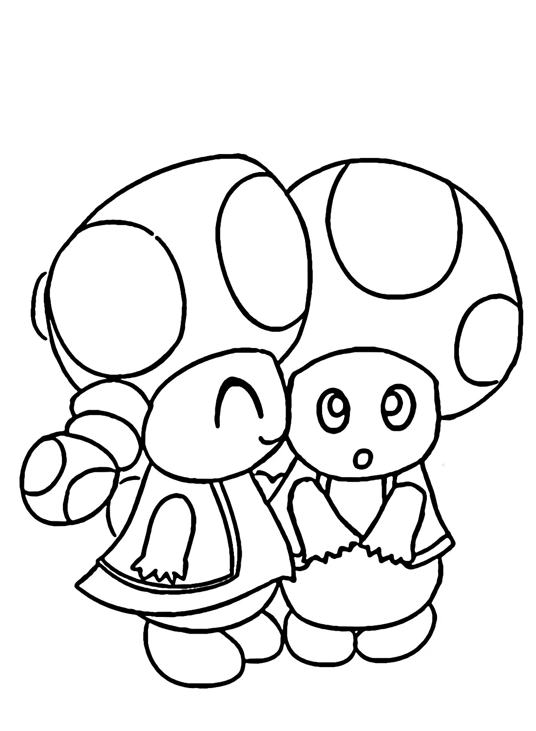 Toadette Coloring Pages