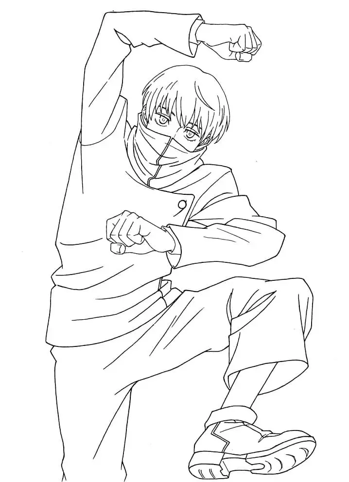 Toge Inumaki Coloring Pages