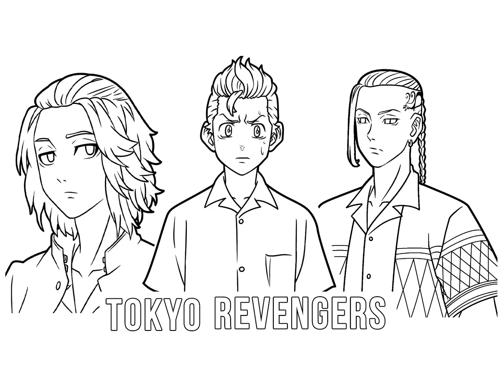 Tokyo Revengers Coloring Pages