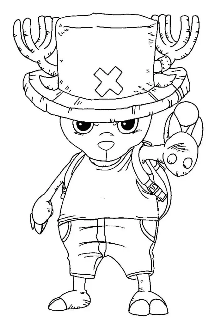 Tony Tony Chopper Coloring Pages