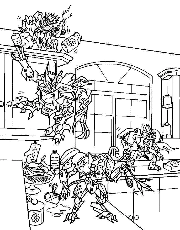 Transformers Coloring Pages